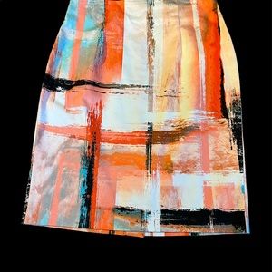 Worthington Size 12 Multicolored Pencil Skirt